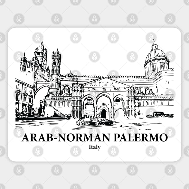 Arab-Norman Palermo - Italy Magnet by Lakeric